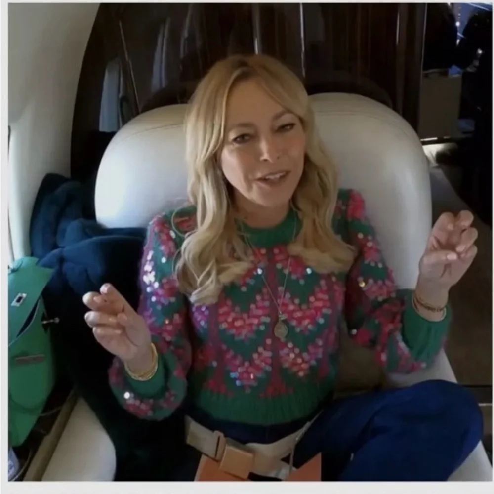 Gucci Vibrant Green and Pink Sequin Knit - Picture 8 of 8